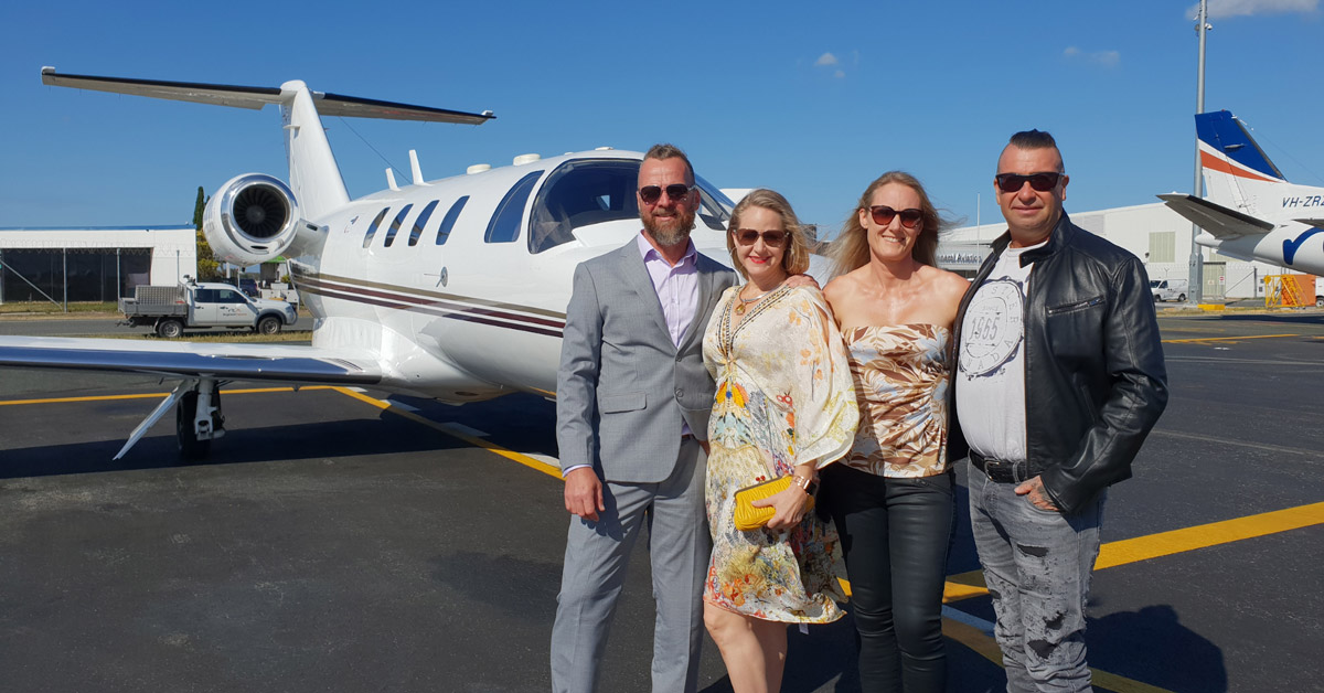 Take a private jet wine tour of the Hunter Valley