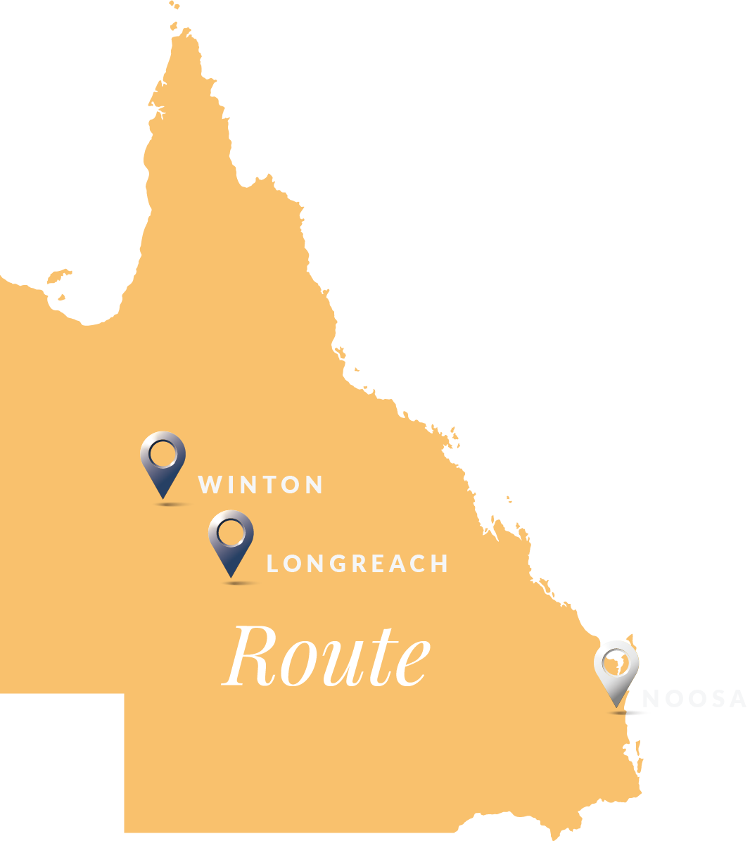 Outback Itinerary Travel Map
