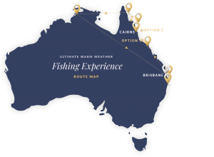 Warm Weather Fishing Experience Itinerary Route Map